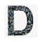 12 Pack: Black AB Letter Bling Sticker by Recollections®
